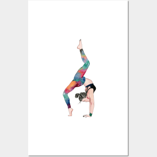 Cosmic Yoga Pants Posters and Art